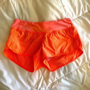 Lululemon speed shorts